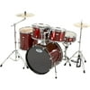 Sound Percussion Labs Pro 5-Piece Shell Pack with Chrome Hardware Wine Red