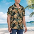 thumbnail image 5 of Haiem Camouflage Rabbit Printed Hawaiian Shirt for Men - Men’s Casual Beach Summer Shirts - Stretch Fabric with Modern Fit-Medium, 5 of 9