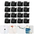thumbnail image 6 of ROSENICE 25Pcs Plastic Cable Organizer Management Clips for Cables Wires Home Office Use, 6 of 8