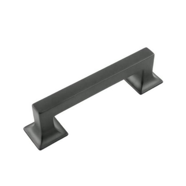 Hickory Hardware P3011-MB-10B 96 mm CC Armoire de Studio Pull&44; Noir Mat - Pack de 10
