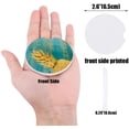 thumbnail image 2 of RYLABLUE Golden Pineapple on Retro Wooden Plank Set of 2 Car Coaster for Drinks, Absorbent Ceramic Stone Coasters Cup Mat with Cork Base for Home Kitchen Room Coffee Table Bar Decor, 2 of 5