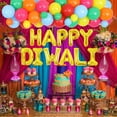 thumbnail image 5 of Happy Diwali Party Decorations Deepavali Balloon Garland Arch Kit for Festival of Lights Party Supplies Indian Party Decor, 5 of 6