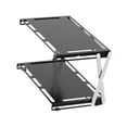 thumbnail image 2 of koolsoo Camping Folding Storage Rack Desktop Stable Outside for Fishing Hiking Beach Double Layers, 2 of 9