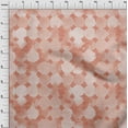 thumbnail image 4 of oneOone Cotton Cambric Rose Brown Fabric Geometric Watercolor Polka Sewing Material Print Fabric By The Yard 42 Inch Wide, 4 of 4