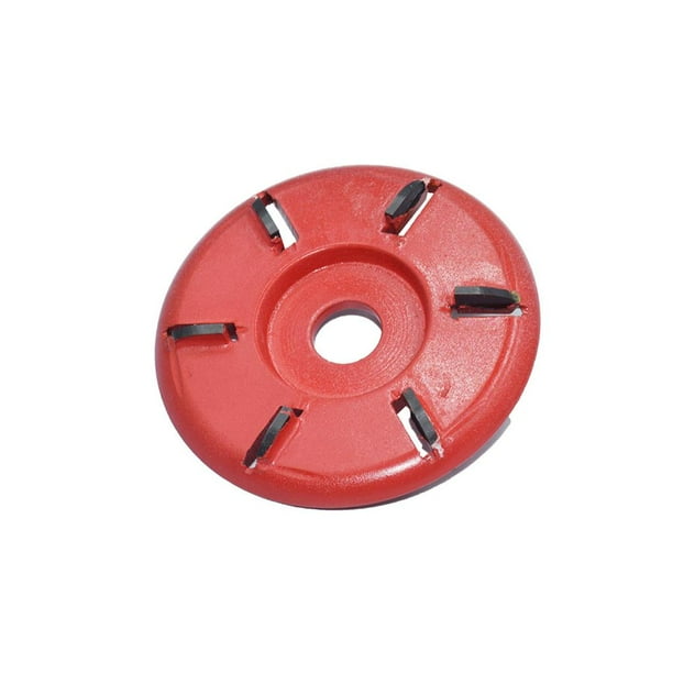 Bewildely Herramienta de disco de talla de eléctrica de seis dientes, cortador de fresado para amoladora angular de apertura de 16mm, diámetro de Conjuntos de muebles de dormitorio rojo Bewildely HA025949-02