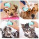 thumbnail image 3 of Cepillo de baño para perros y gatos, cepillo de silicona para el cuidado de perros y cachorros, de silicona, M, 3 of 5