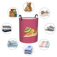 thumbnail image 6 of LNWH Laundry Basket, Speedy Snail Cartoon Drawing Art Pattern Foldable Laundry Hamper With Handles Waterproof, Medium Size, 6 of 8