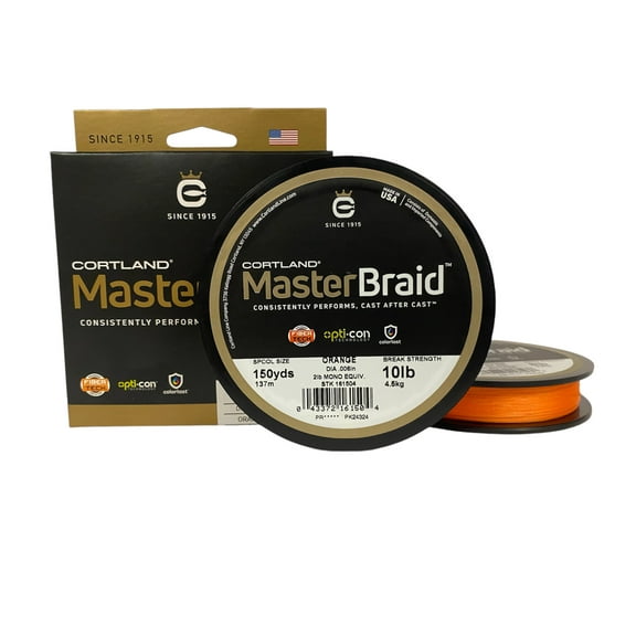 Master Braid Orange 10 150 Yards