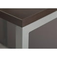 thumbnail image 4 of Scranton & Co 3 Drawer Wood Computer Desk in Mocha Cherry, 4 of 8