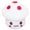 White, variant on Wovilon Cute Mush Night Light Girl Birthday Gifts Teenage Night Lamp for Kids Bedroom, Toddler Portable Battery Led Nightlight