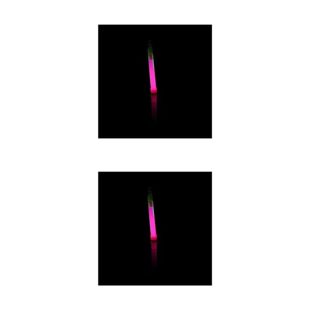 Eigraketly Glow Stick Camping Senderismo Mochilero Concierto de emergencia Puesta en escena Palos luminosos Decoración Accesorios Rosa Rosado 2piezas