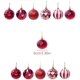 thumbnail image 3 of Un rojo - 12 decoraciones para árboles de Navidad en caja Bolas decorativas de 6 CM Ormromra LN-0868-1, 3 of 6