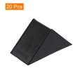 thumbnail image 3 of 20Pack Corner Protectors 30x67mm Plastic Right Angle Corner Guards Cushion, Black, 3 of 6
