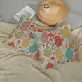 thumbnail image 5 of xanee Spring Easter Pillow Covers 18x18 Colorful Eggs Decor Throw Pillows Case for Couch Rabbit Holiday Pillowcase Outdoor Decorative Cushion Cases for Sofa Bed Decorations Set of 2, 5 of 6