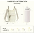 thumbnail image 5 of Water Bottle Holder with Strap RFID Crossbody Bags for Women for Walking, Hiking, Cycling, 5 of 8