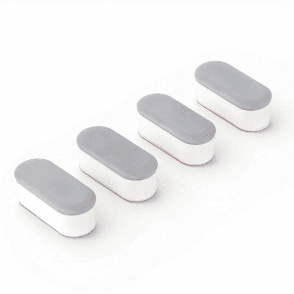 LUXE Bidet 4 piece Universal Toilet Seat Bumper Kit, comes with Strong Adhesive