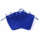 thumbnail image 2 of 5 bolsitas rectangulares de terciopelo, bolsas de regalo rectangulares para bodas, bolsitas de joyería de tela de terciopelo azul oscuro, 2 of 2