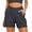 Grey, variant on Shorts for Women’s Shorts Casual Summer Comfy Elastic High Waist Running Shorts With Pockets for Women Gray M