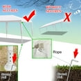thumbnail image 5 of UWR-Nite Outdoor Party Tent with 7 Side Walls, 10' x 30' White Patio Gazebo Canopy Tent for Outside, Sunshade Shelter Folding Gazebo Canopy Tent, Waterproof Outdoor Gazebo Tent for Backyard Wedding, 5 of 15