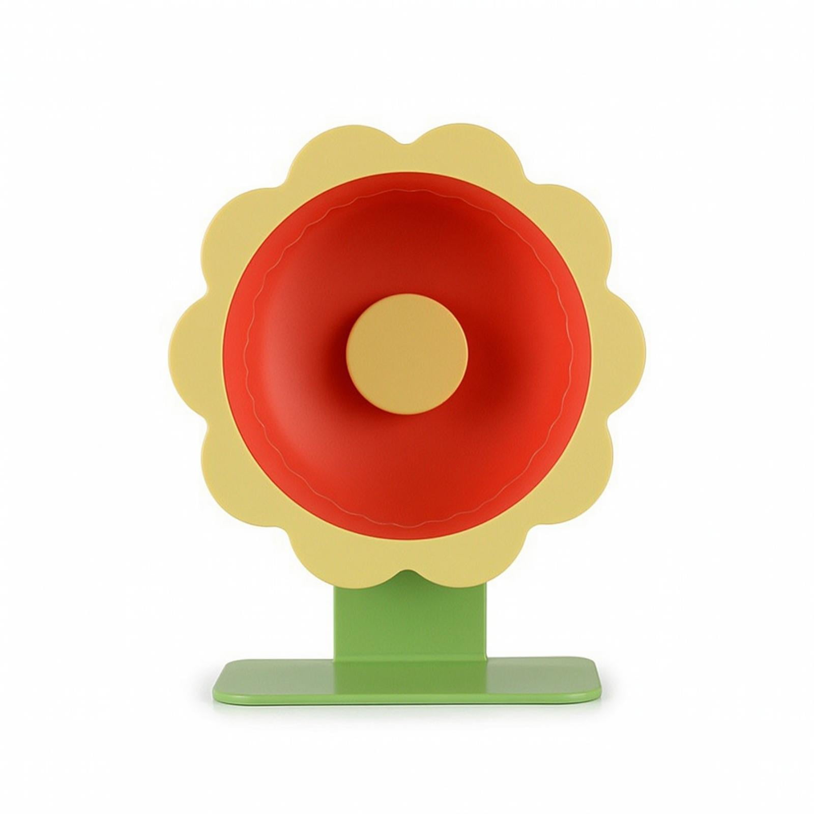 Bvdfgk Exercise Running Wheel with Stand Adjustable Hamster Wheel with Stand Detachable 26CM Red Flower