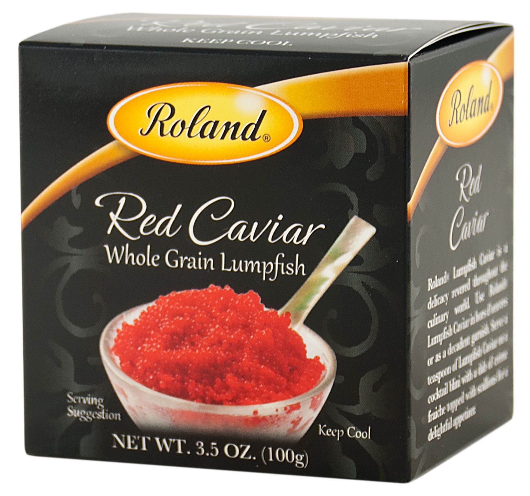 Roland Red Lumpfish Caviar, 3.5 Oz by Roland Corporation
