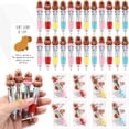 thumbnail image 1 of Bolígrafos Sayglossy con forma de capibara multicolor, 4 en 1, paquete de 24, 1 of 7