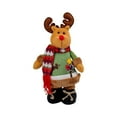 thumbnail image 1 of Muñeco de nieve Papá Noel Milu con forma de ciervo, decoración navideña, ideal para crear un ambiente festivo. Perfecto para hoteles, centros comerciales, dormitorios, árboles de Navidad y, 1 of 7