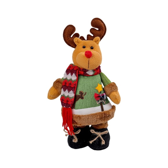 KTTECTOA Christmas Snowman Santa Claus Milu Deer Standing Doll Excellent Holiday Ambiance Decoration Suitable for Hotel Mall Bedroom and Christmas Tree Decoration Clearance Home Canada Days