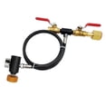 thumbnail image 2 of Adaptador de recarga de cilindro de CO2, Kit de conector de estación de llenado, desconexión rápida, accesorios para fabricante de refrescos, piezas 36 pulgadas, 2 of 8