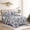Blue/White-Queen, variant on Ton Black Flquilt Set Size Bedding Sets Withow Sham And Bed Skirt 3 Pieces Bedspread Coverlet Quilted Blanket Cover For All Season 66"x86"
