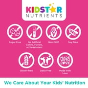 KidStar Nutrients Omega 3 DHA + Vitamin D3, Lemon-Blueberry Flavor, 120 Chewable Softgels
