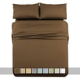 thumbnail image 2 of Luxury 1000 Thread Count Solid 100% Long Staple Cotton Sheets Thick Long Lasting Durable Sheet Set - Full - Gray, 2 of 3