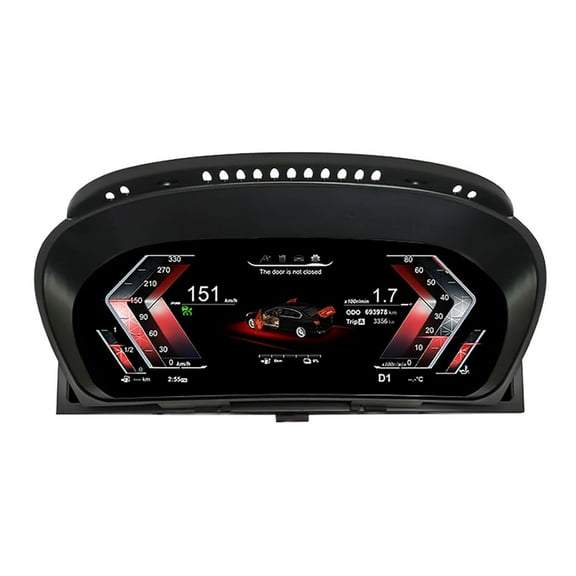 12.3 inch Digital Dash Instrument Cluster for BMW X6 E71 2006-2013, LCD Digital Panel Speedometer car Dashboard Replacement Digital Gauge Cluster-B