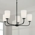 thumbnail image 7 of Capital Lighting 448851-542 Lawson 5 Light 26" Wide Chandelier - Black, 7 of 7