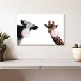 thumbnail image 2 of Elephant Stock Bubble Gum Funny Animals Wall Art - Horizontal Canvas Wall Art - Living Room Wall Decor - Humor Canvas - White And Black Decor - 12" x 8", 2 of 8