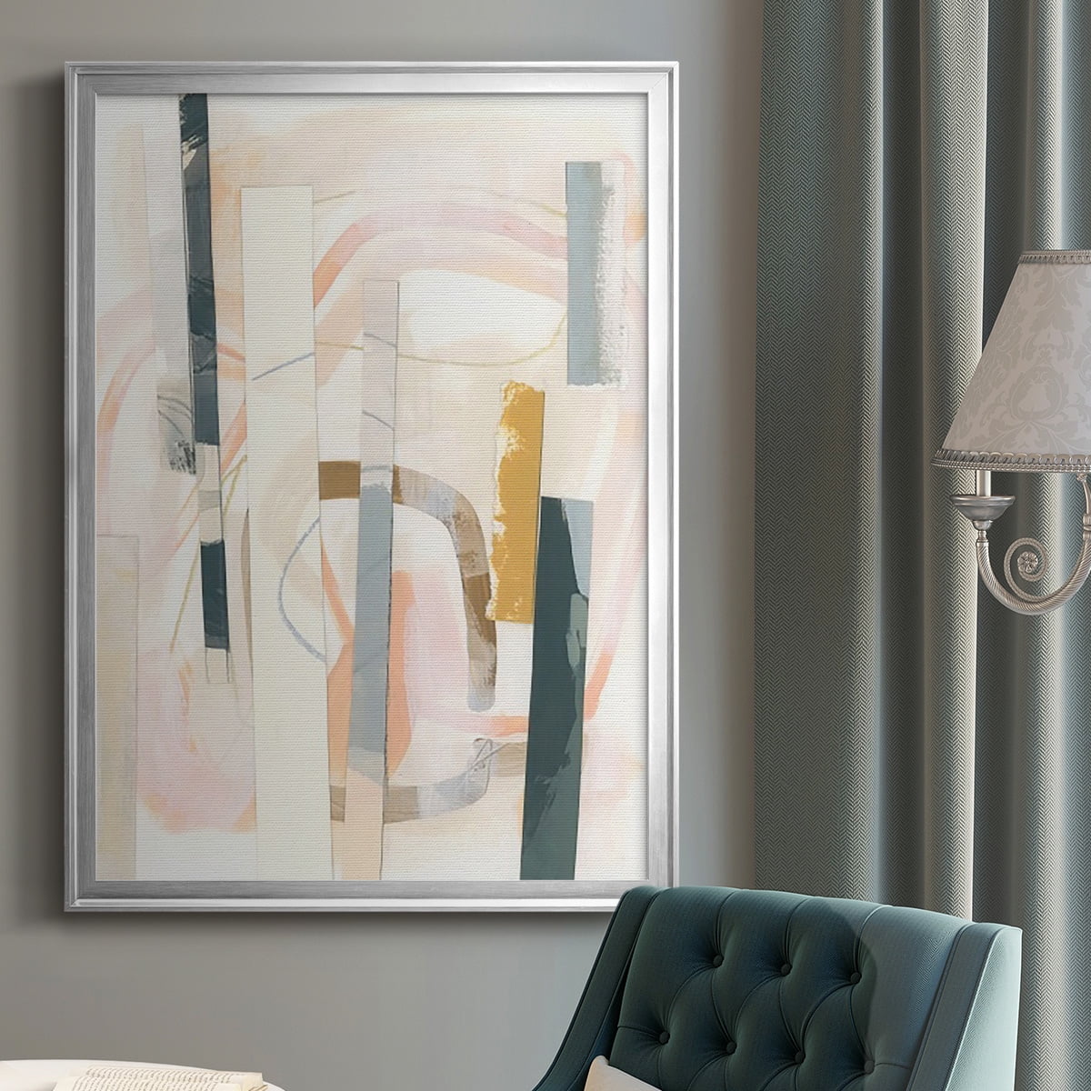 Melon Litmus III Premium Framed Print, in Gold, Black, or Silver - Ready to Hang
