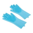 thumbnail image 1 of Jiaxi Pet Grooming Gloves Heat Resistant Silicone High Density Teeth Five Finger Design Bathing Massaging Cats Dogs, 1 of 3