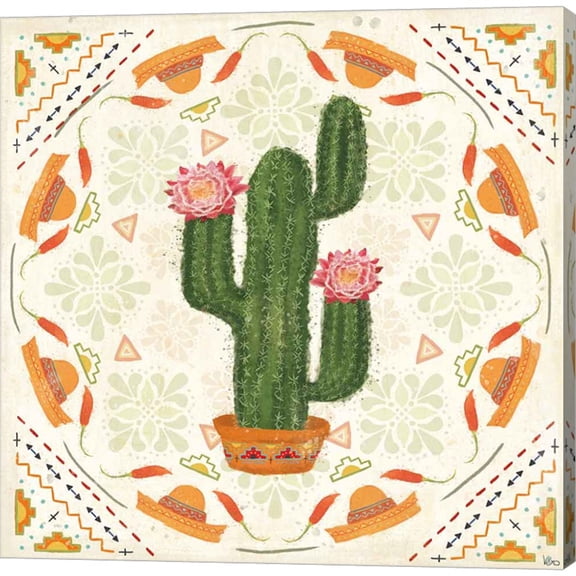 Great Art Now Tex Mex Fiesta V by Veronique Charron, Canvas Wall Art, 24W x 24H