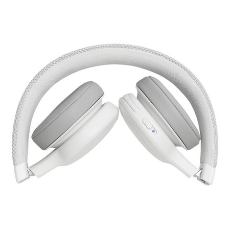 JBL Live 400BT On-Ear Wireless Headphones with Voice Assistant (White)