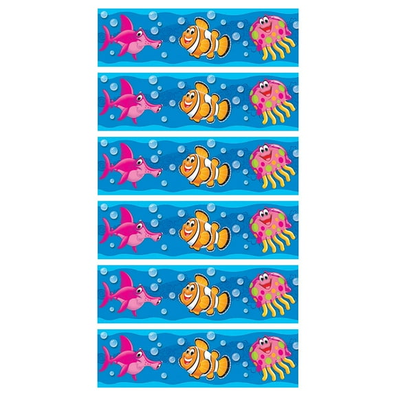Trend Enterprises TREND Sea Buddies Bolder Borders 35.75' Per Pack 6 Packs (T-85130-6)