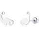 thumbnail image 1 of Pendientes de tuerca con forma de mariposa, gato, mariquita, unicornio, tortuga, ángel, flamenco, para niñas y mujeres, pendientes de plata de ley hipoalergénicos con cierres de rosca seguros, 1 of 4