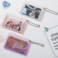 thumbnail image 2 of ZUARFY Transparent Women PVC Jelly Bag Mini Money Wallet Bus Credit Card Holder Clear Wallet Ladies Purse, 2 of 17