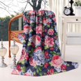 thumbnail image 2 of Pioneer Flower Blanket,Comfortable Soft Flannel Throw Blanket,All Season,Warm Lightweight Blankets for Sofa Bed Couch Living Room Chair,40"x50"(100x130cm), 2 of 4