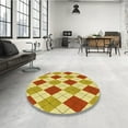 thumbnail image 3 of Ahgly Company Indoor Rectangle Patterned Chrome Gold Yellow Area Rugs, 8' x 10', 3 of 6
