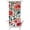 White-87, variant on Waterproof Pioneer Shower Curtain 36x72 Inch Polyester Unique Colorful Floral Shower Curtain for Bathroom Hotel Home Decor with 7 Plastic Hooks