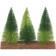 thumbnail image 1 of CIMAXIC christmas Mini Christmas Tree Wooden Base Mini Tabletop Christmas Tree Xmas Party Decoration,8.27"X6.5"X2.76", 1 of 4
