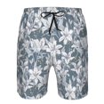 thumbnail image 4 of Naloa Lilies Flowers Men's Beach Shorts, Surfing shorts, Swim trunks, Quick Dry Swim Trunks for Surfing Beach Fun - Medium, 4 of 9
