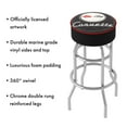 thumbnail image 3 of Corvette C1 Black Padded Swivel Bar Stool 30 Inches High, 3 of 5