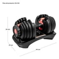 thumbnail image 5 of Set de 2 Mancuernas Ajustables Pesas Automaticas 2 A 24kg Centurfit Gym, 5 of 5