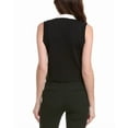 thumbnail image 2 of Nanette Nanette Lepore womens  Ribbed Vest, XL, Black, 2 of 3